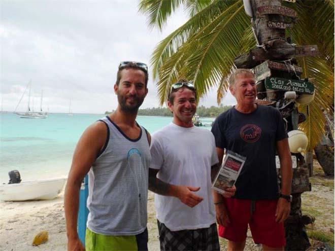 The best log prize from leg 10 went to the crew on Polaris. © World Cruising Club http://www.worldcruising.com